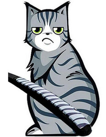 FREE Rear Windshield Wiper Cartoon Cat Stickers