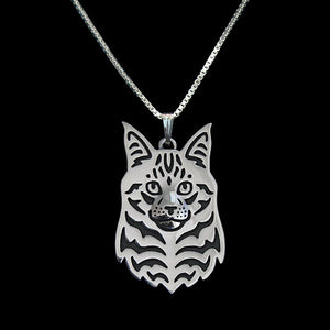 Gold & silver Maine Coon Necklace