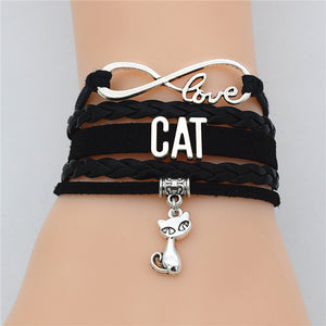 Handmade Infinity Cat Bracelet