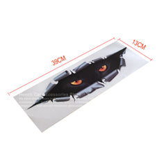 Peeking Monster Car styling Funny Cat Car Sticker Waterproof Full Body Sticker 39*13cm Car accessories Free Shipping