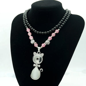 FREE Cat Necklace Stone Beads