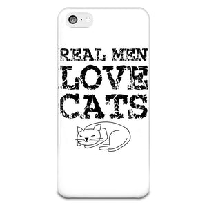 Real Men Love Cats iPhone 5-5s Plastic Case