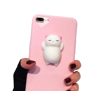 Squishy Phone Case for iPhone 7 - 6 - 6s Plus Cover 3D Cute Stress