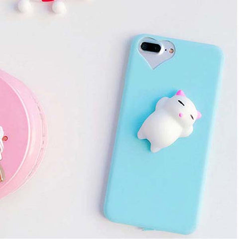 Squishy Phone Case for iPhone 7 - 6 - 6s Plus Cover 3D Cute Stress