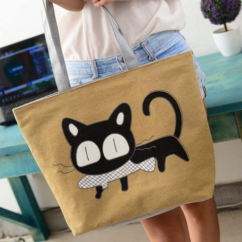 Fashion Cute Cartoon Cat Bag