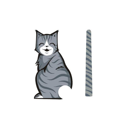 FREE Rear Windshield Wiper Cartoon Cat Stickers