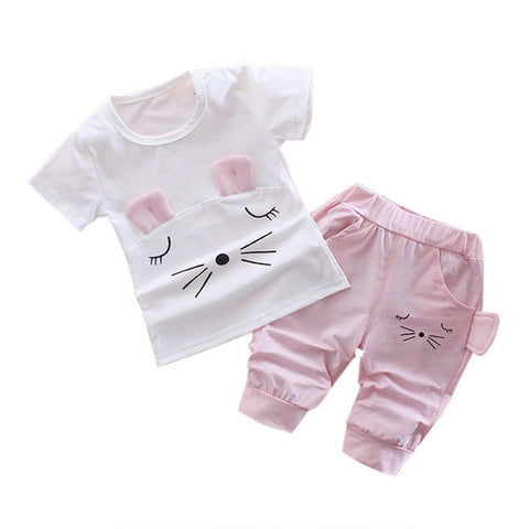 2 Pieces Baby Girls Clothes