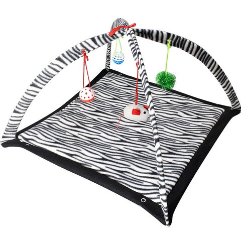 Funny Multifunction Cat Hammocks  Kitten Cat Supplies Play Hanging Sleep Bed Cat Furniture Tent with Balls Cat Play House Toys