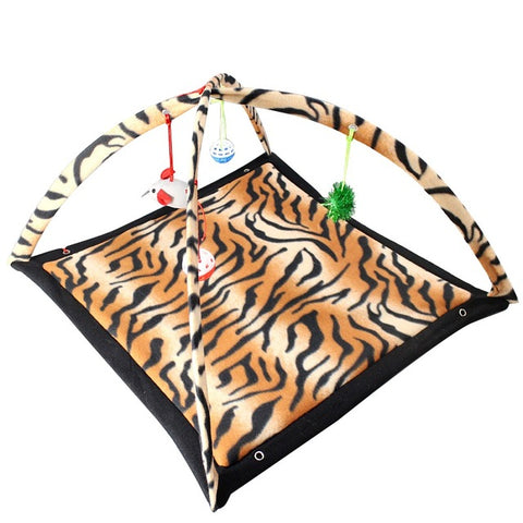 Funny Multifunction Cat Hammocks  Kitten Cat Supplies Play Hanging Sleep Bed Cat Furniture Tent with Balls Cat Play House Toys